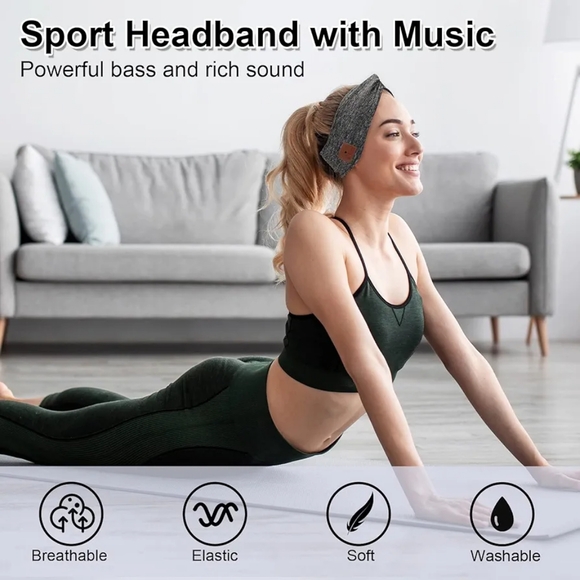 NWT Bluetooth Headphones for Sleep / Sports - Picture 2 of 4